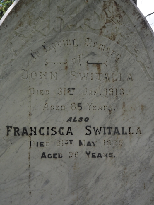 Switala 
headstone