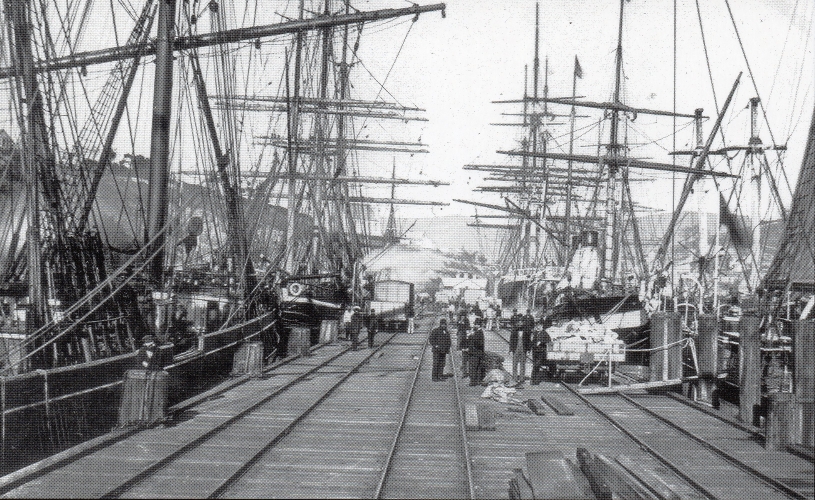 Port Chalmers' 
Bowen Pier.