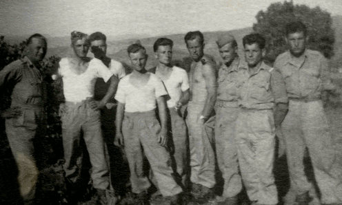 Group at Polish army 
training camp, Iraq