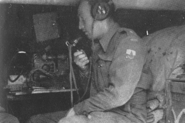 Polish 
radio operator near Castel San Pietro