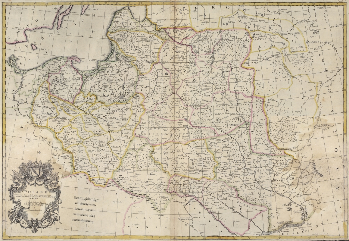 1712 map of Poland