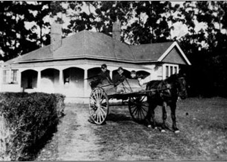 Phil, Reg, 
Dou and Ngaira on their was to school