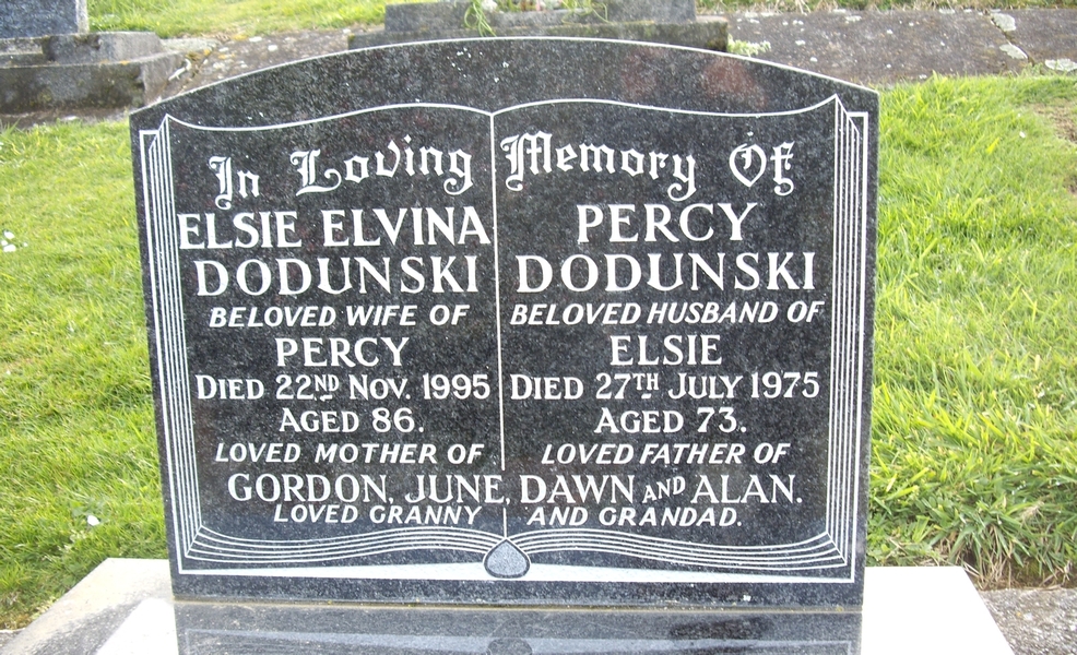 their headstone