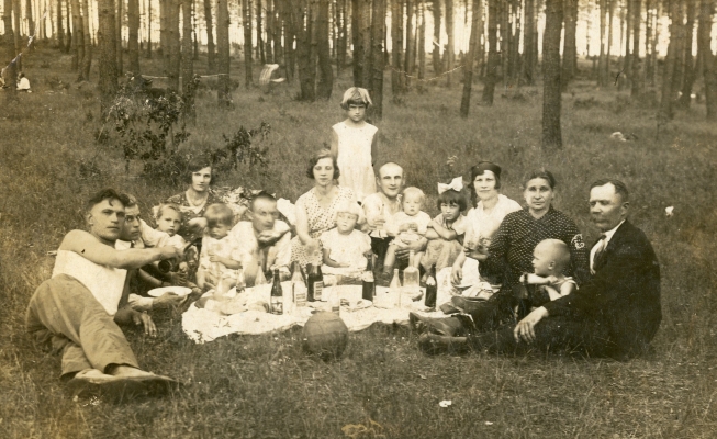 Family picnic in Poland