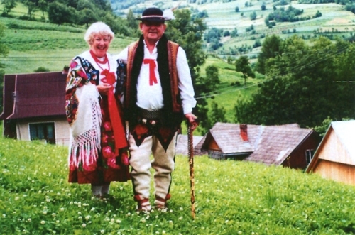 Joe and Joy Jagiełło 
in costume in Poland.