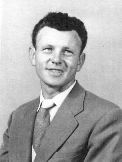 Studio photograph of 
Joe Jagiełło as a young man