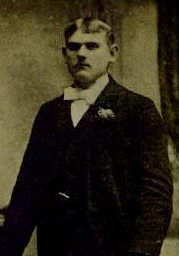 A blurry studio pic 
of Joseph Kowalewski as a young man