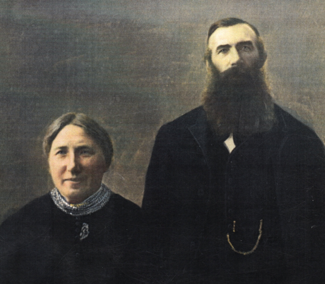 A painting of Josephina and Matthaeus Lewandowski.