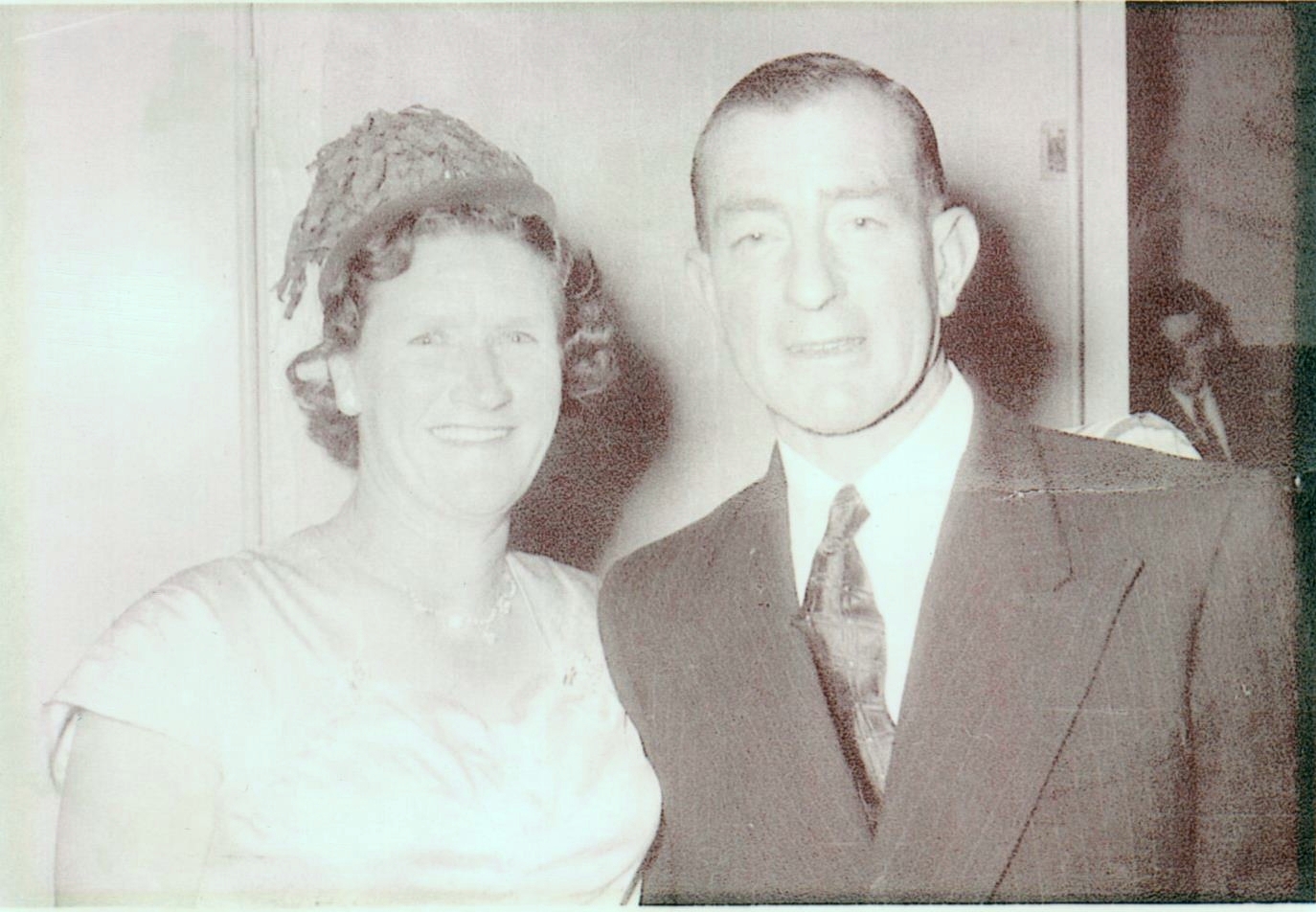 Alex and Margaret at a 
function in later years