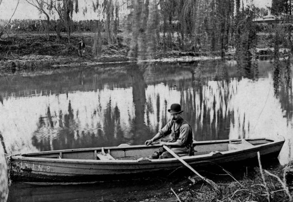 Joseph Watemburg on the  
Avon river