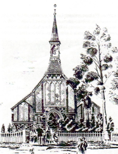 Sketch of  
the Church of the Blessed Sacrament