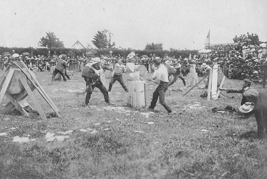 Joe in 1905 
Axemen's Carnival