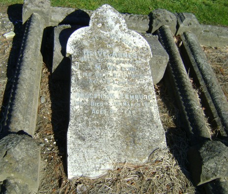 Headstone Olive 
Agnes and Joseph Watemburg