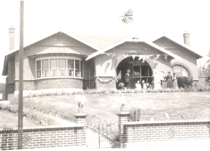 Orlowski 
house during the Royal visit