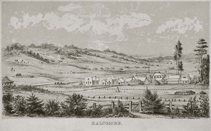 Halcombe in the 
1870s