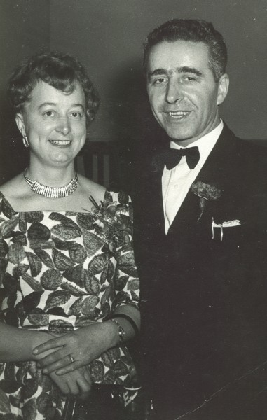 Władysław 
and Anna at a Polish function