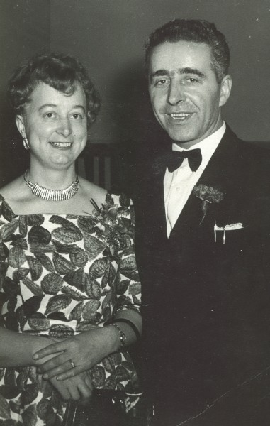 Władysław 
and Anna at a Polish function