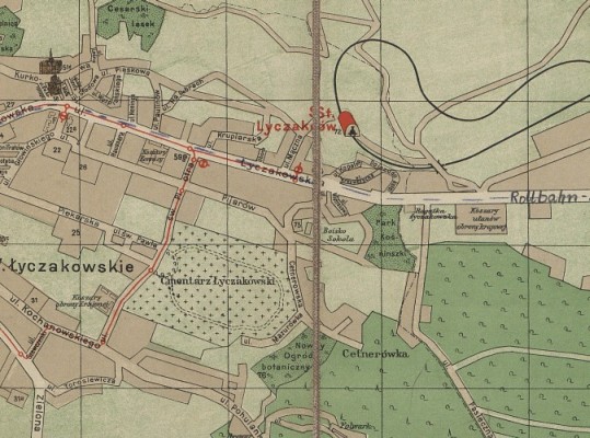 Close-up map 
showing Adam's street