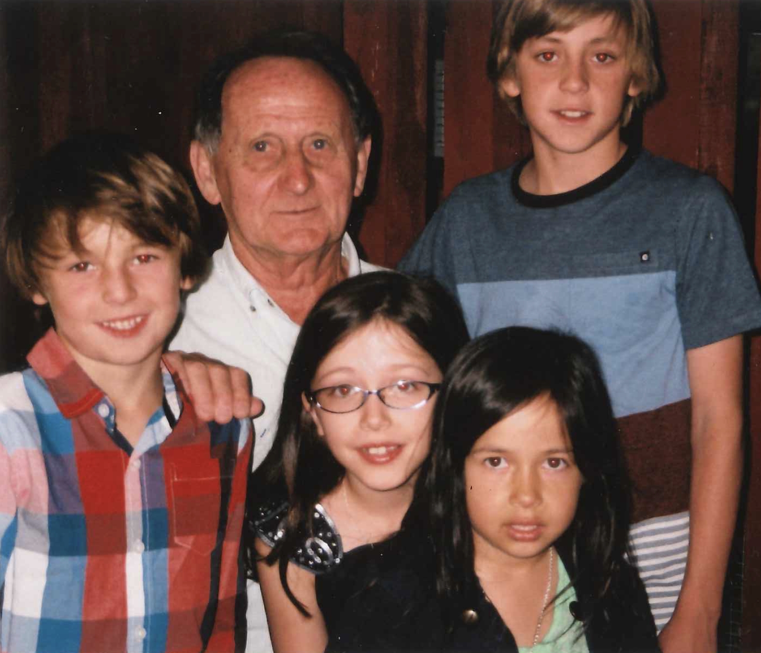 Victor and his 
primary-school-aged grandchildren