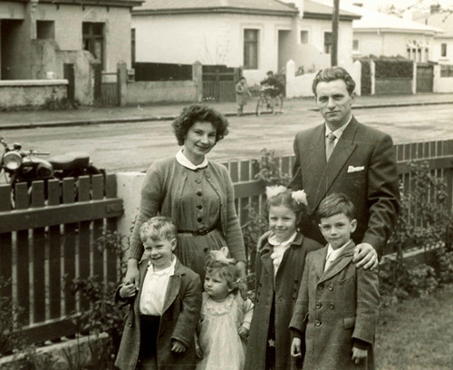 Ginter and Ula Poczwa 
with their four children